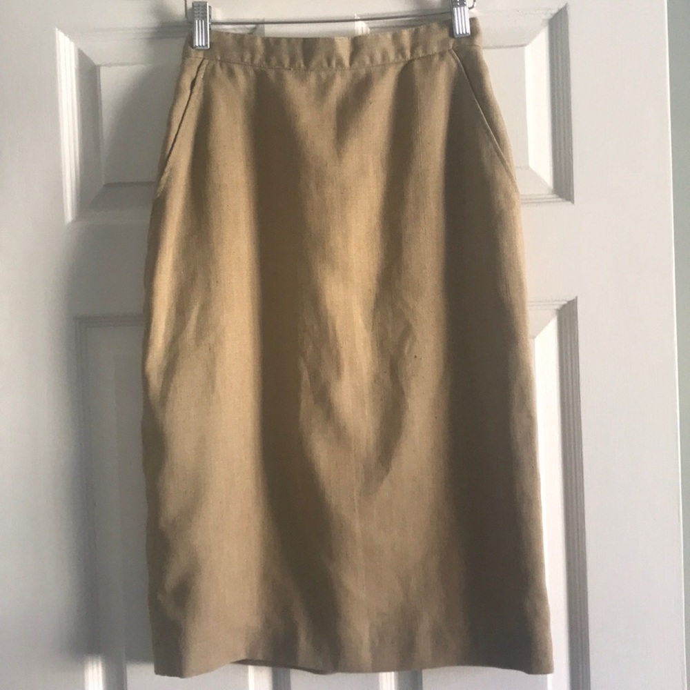 Linen Pencil Skirt